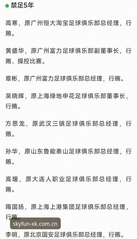 足协第三批禁足名单深度解析：65人受罚背后的足球腐败全景 vs 星空娱乐平台的赛场观察视角